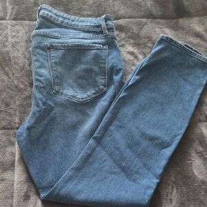 Old Navy High-rise Wow Straight Jeans Size 12, Denim